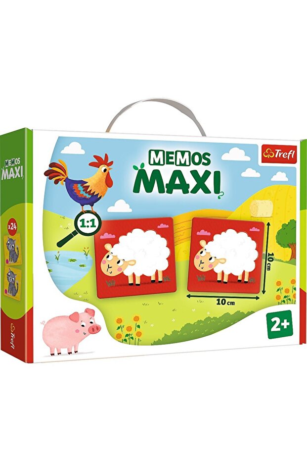 Maxi Memory Game - Cute Farm - 4