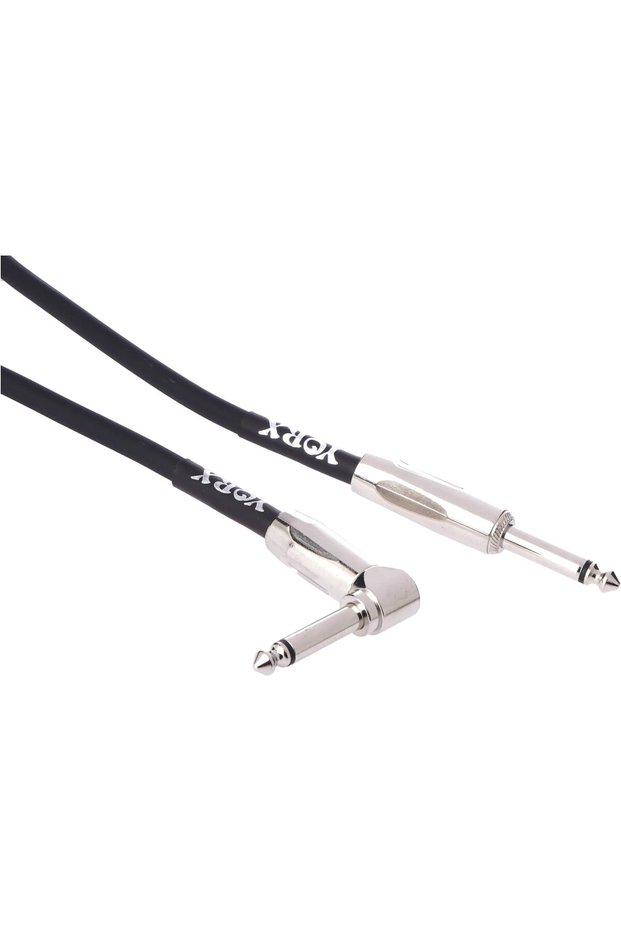 - كابلات IPCX-202PN-3M BK كابل جهاز أحادي 1/4 بوصة - زاوية 1/4 بوصة