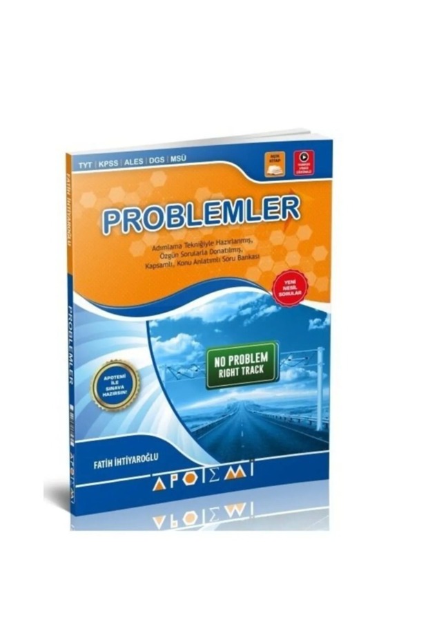 APOTEMİ YAYINLARI PROBLEMLER SORU BANKASI - 1
