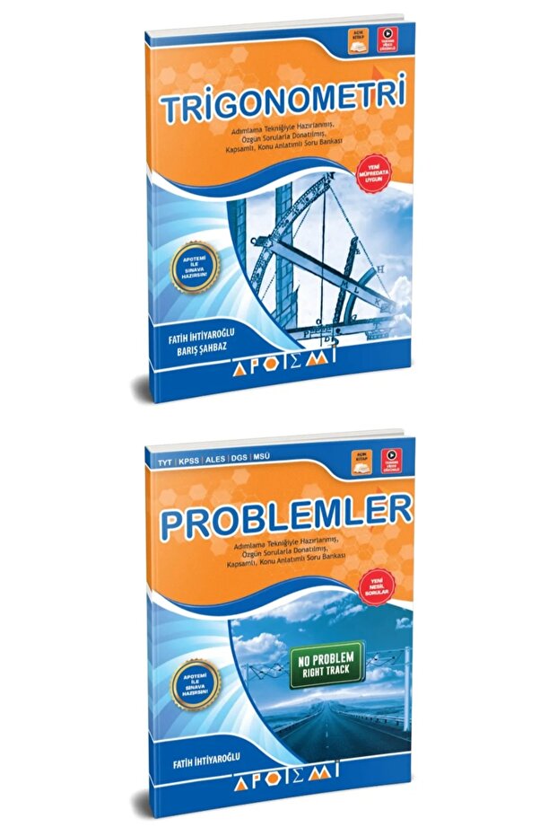APOTEMİ YAYINLARI TRİGONOMETRİ - PROBLEM FASİKÜL SET. - 1
