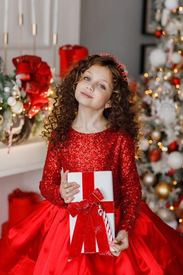 Kız Çocuk Doğum Günü Parti Elbisesi - 1