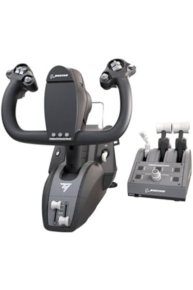 TCA Yoke Pack - High-Precision Flight Controller and Throttle Quadrant with Official Bo