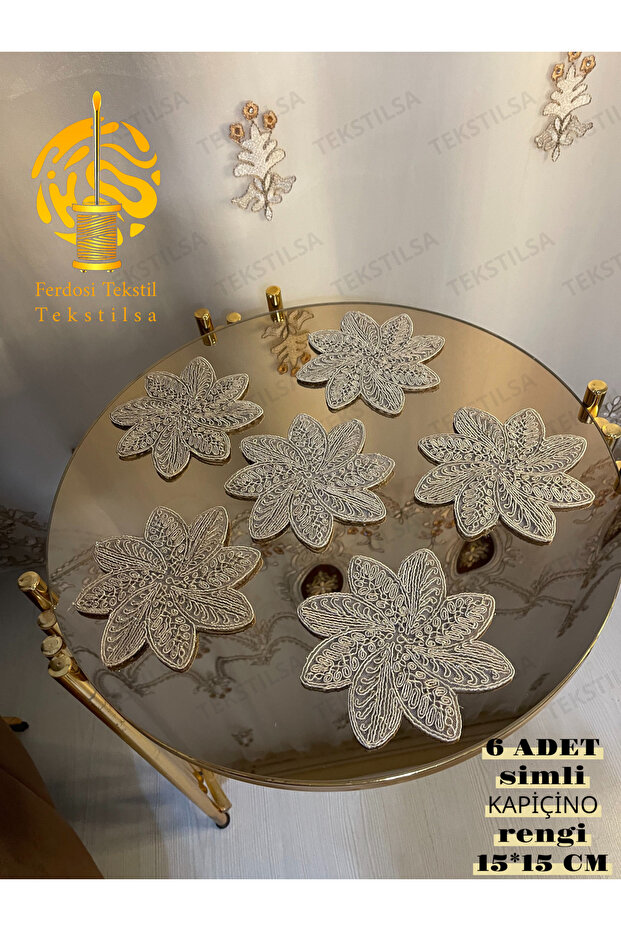 Presentation Napkin, Cocktail Napkin, Coffee Service Napkin, Coaster 6-Piece Presentation Napkin
