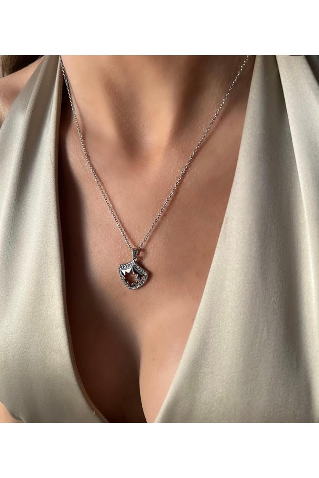 Steel Necklace Tarnish-Free Antiallergic Rank Figured (2 Years Importer Guarantee)