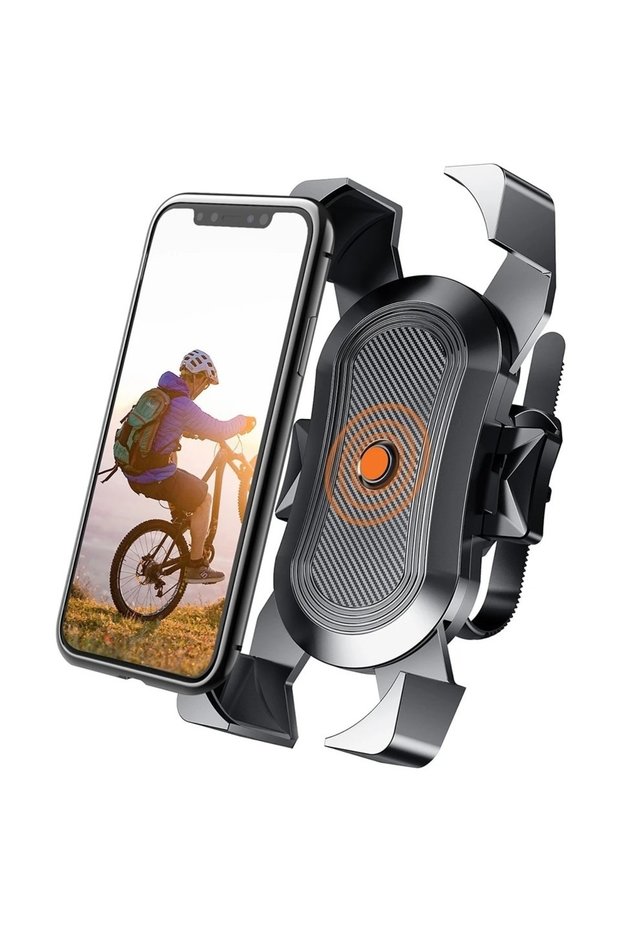 Adjustable 360 °   Phone Holder with Rotatable Handlebar Mount – Bicycle/Motorcycle/Atv/Scooter Compatible