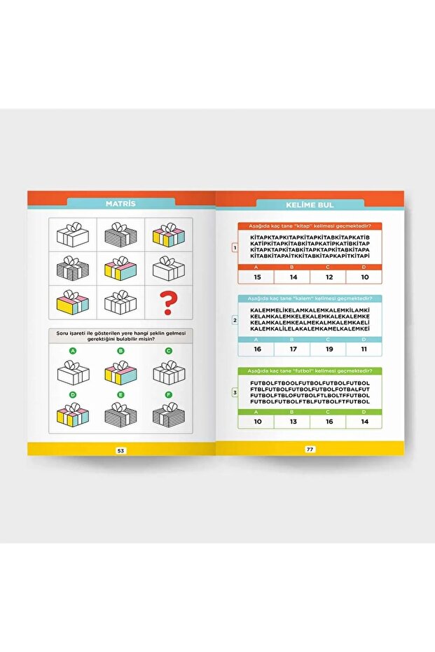 BİLSEM TABLET SINAVI SEVİYE 5 - 3