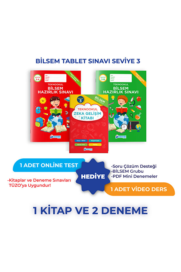 BİLSEM TABLET SINAVI SEVİYE 3 - 1