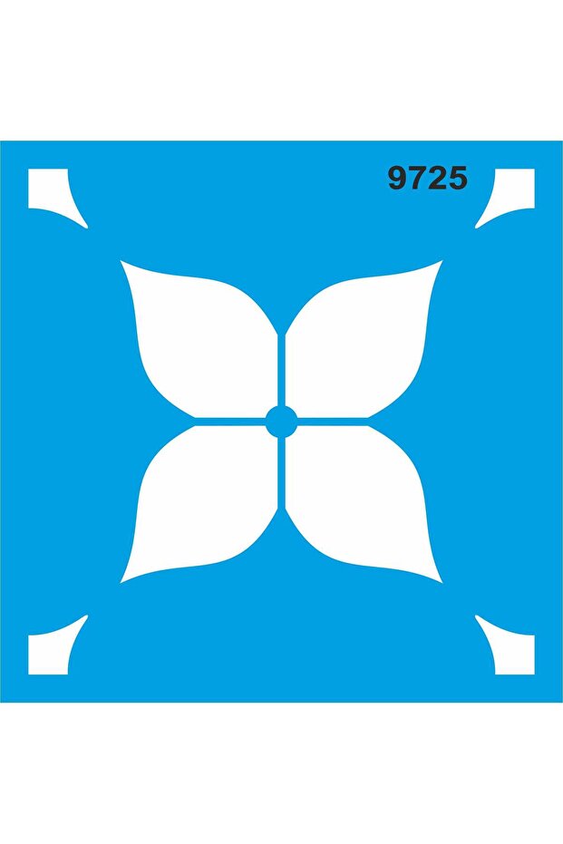 Tile Pattern_3 Stencil Painting Template