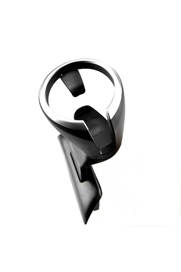 Central Console Car Cup Holder, ABS, Black, Compatible BMW Series 1 E81 E82 E84 E87 E90 E91 E92 E60 - 1