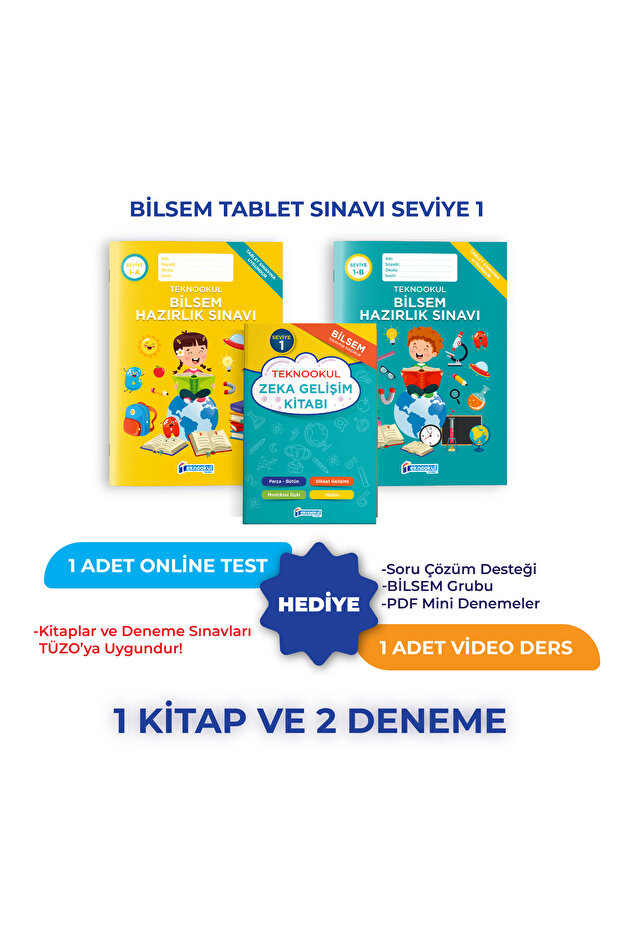 BİLSEM TABLET SINAVI SEVİYE 1 - 1