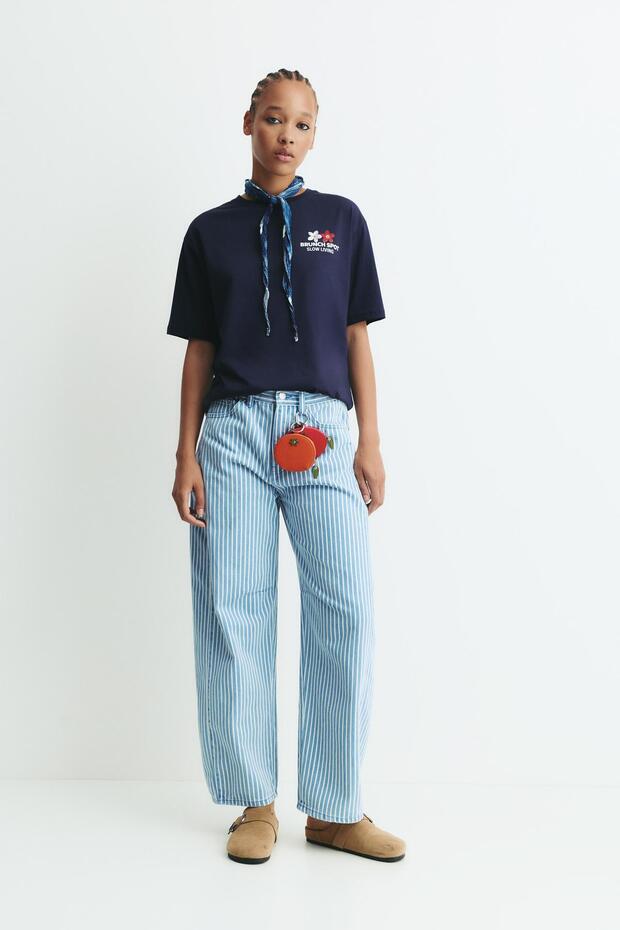 Açaí grafik baskılı t-shirt - 2