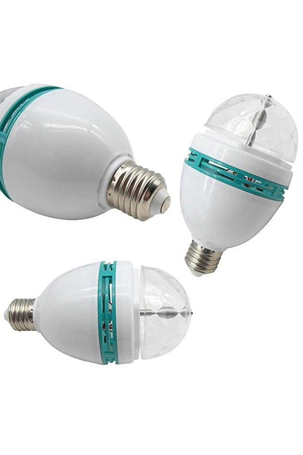 Bec LED disco, E27, multicolor, 16×8 cm - 4