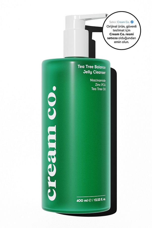 Sivilce & Akne & Siyah Nokta Karşıtı Yüz Temizleme Jeli | Niacinamide Çay Ağacı Yağı | 400 ML - 1