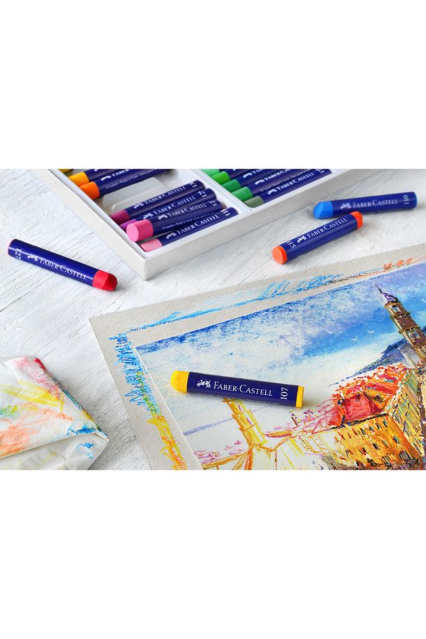 Goldfaber Yağlı Pastel 36'lı Yüksek Pigmentli Canlı Renkler - 5