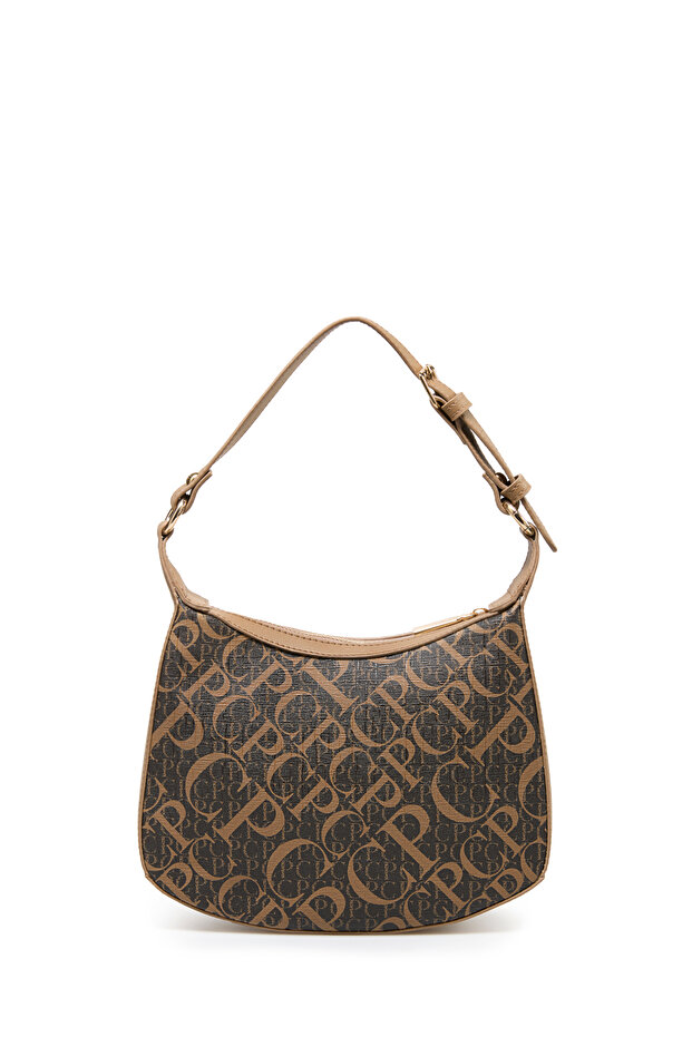 Monogram Kahve Kadın Omuz Çantası 05PO25Y2510 - 5