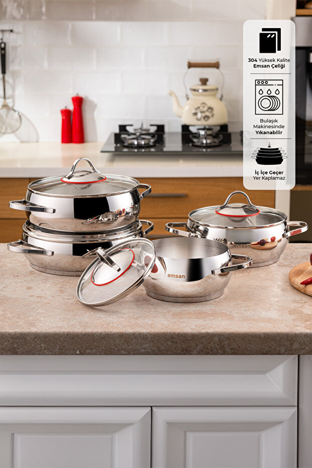 Seylan Tencere Seti 8 Parça - 1