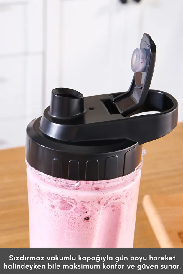 Smooth and Crush Personal Kişisel Smoothie Blender Inox - 9