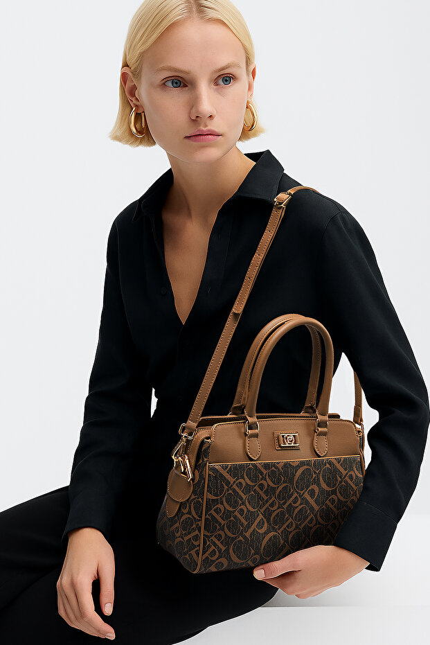 Monogram Brown Women's Shoulder Bag 05Po25Y2520