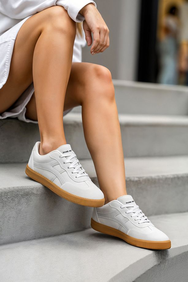 DS Ruby Süet Gri Kadın Sneaker - 1