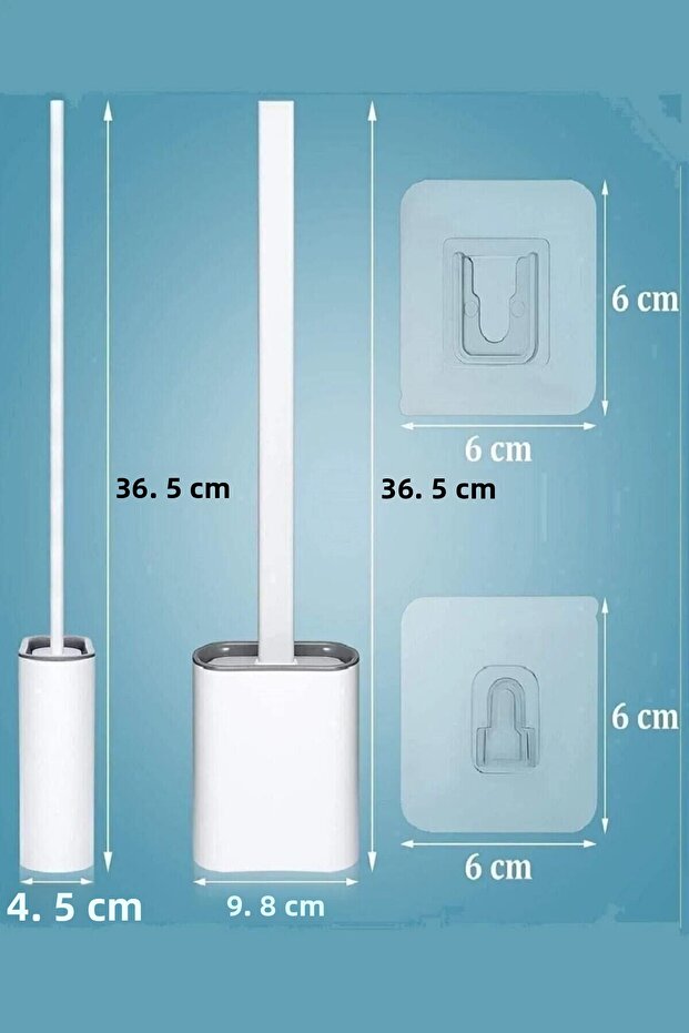 🚽 فرشاة سيليكون للمرحاض - 8