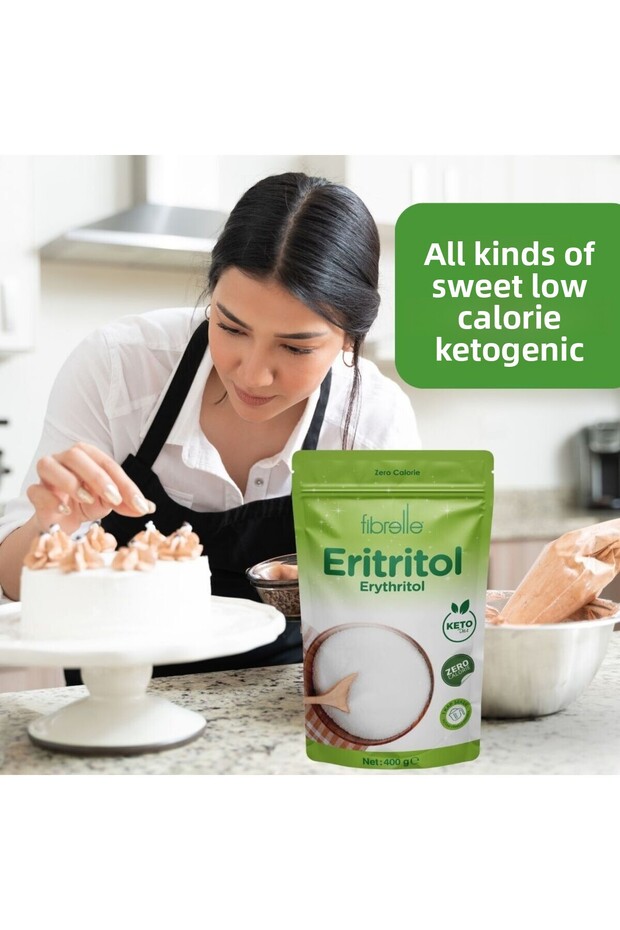 400 g Eritritol - Suitable for Keto/Ketogenic/Vegan Diet - 5