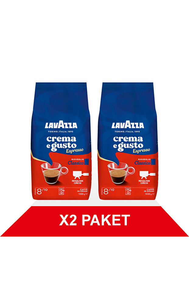 Crema e Gusto Classico Çekirdek Kahve (1000gr) x2 - 1
