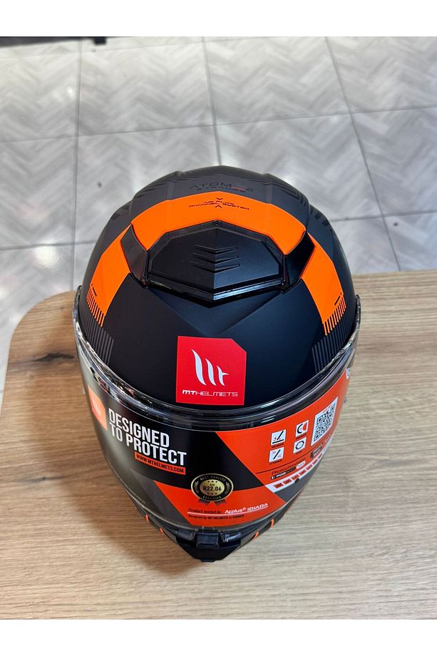 Atom 2 SV Strange C4 Mat Çene Açılır Motosiklet Kaskı - 5