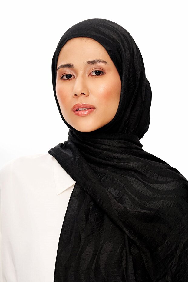 Sable Drift Premium Jakarlı Şal Gece Dalgası - 2