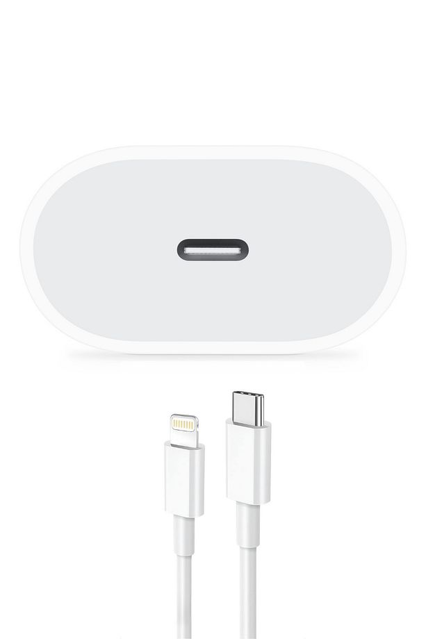 Iphone Tüm Uyumlu Hızlı Şarj Aleti Adaptör+ Kablo 6 7 8 X 11 12 13 14 Pro Max-20Watt lighting - 2