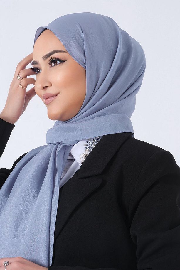 Brisa Vual Şal - Kot Mavi - 3