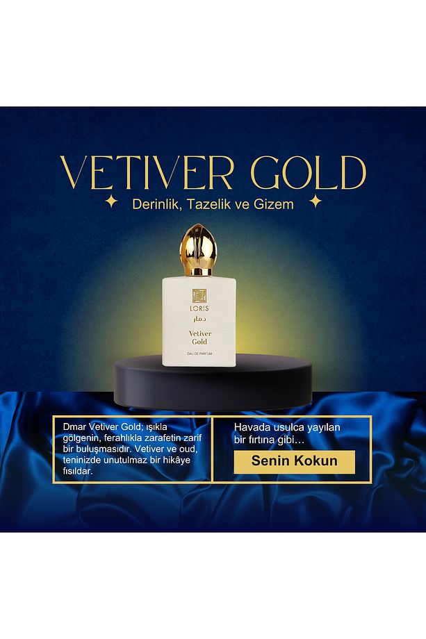 Dmar Vetiver Gold Unisex Edp 50 ml | Limonun Ferahlığı, Oud’un Büyüsüyle - 5