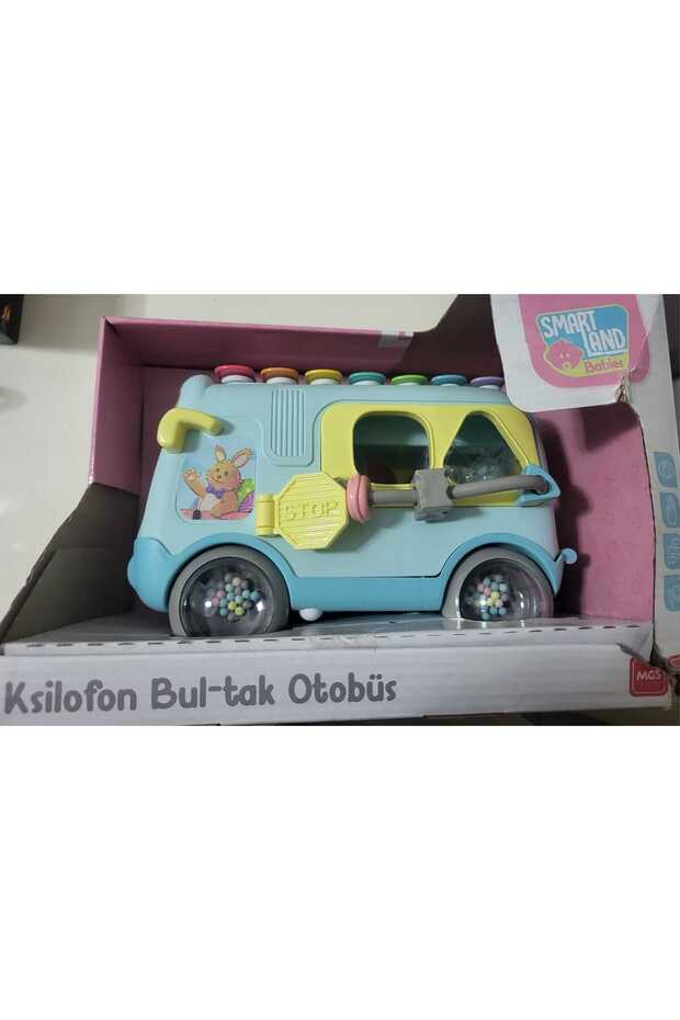 Smart Land Cute Bus Xylophone Find-And-Plug Bus 5814
