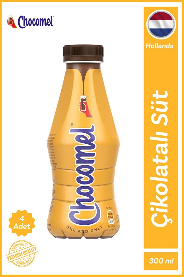 CHOCOMEL Çikolata Aromalı Süt Pet Şişe 300 ML x 4 - 1