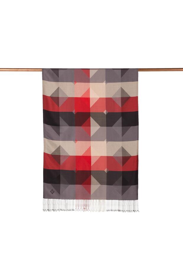 Parsel Patterned Silk Shawl 05079-Model 01 - 2