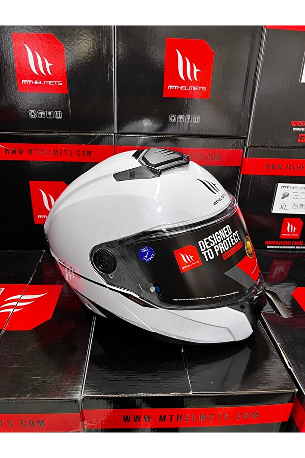 Helmets Atom 2 Sv Solid Çene Açılır Kask - 5