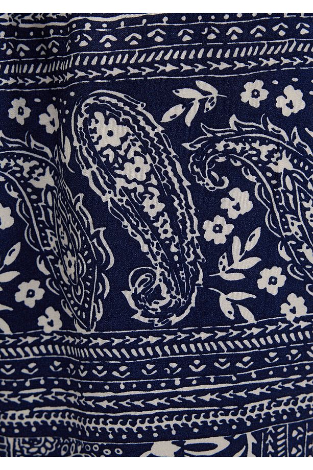 Etnik Baskılı Lacivert Pantolon 1011123-90738 - 8