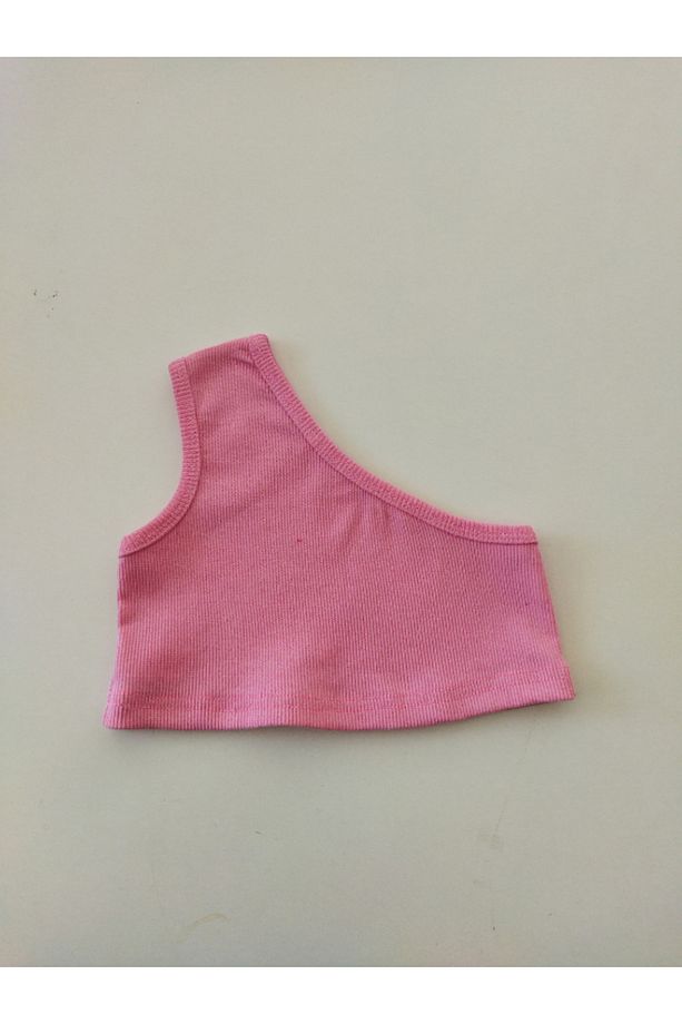 7'li Paket Kız Bebek/Çocuk Tek Omuz 2'li Crop Set - 3