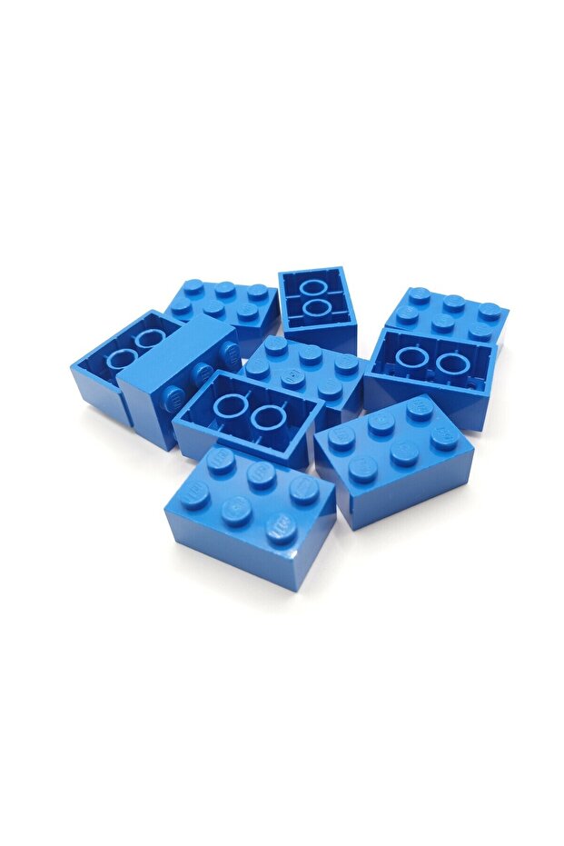 Original Accessory Moc Custom Creator Brick 2 X 3 Brick Blue 4 Pieces Will Be Sent
