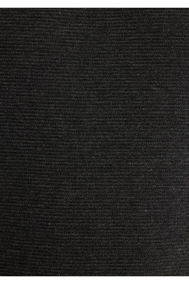Uzun Kollu Antrasit Basic Tişört Slim Fit / Dar Kesim 064622-26834 - 8