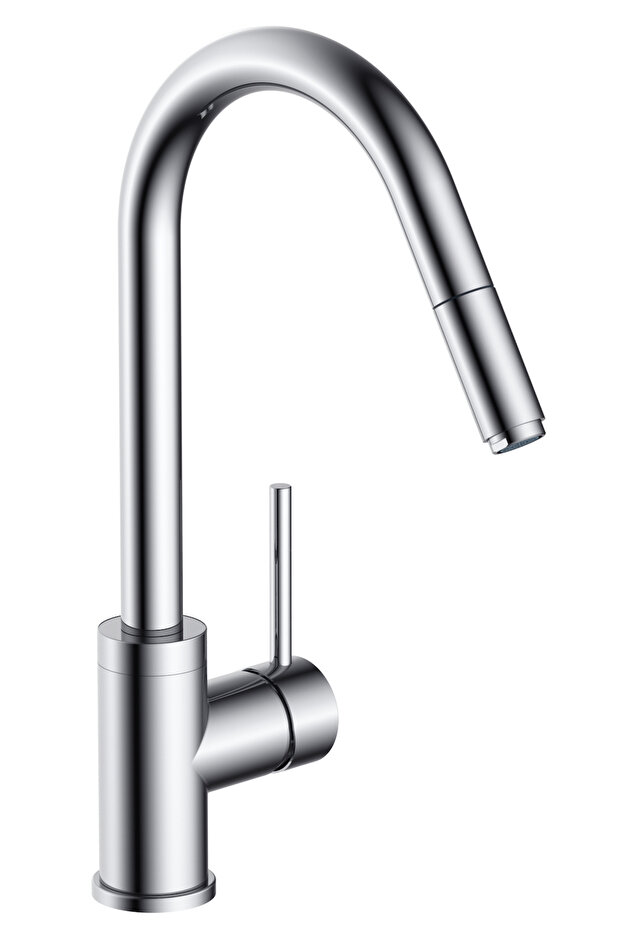 خلاط مطبخ قابل للسحب من الكروم - 1