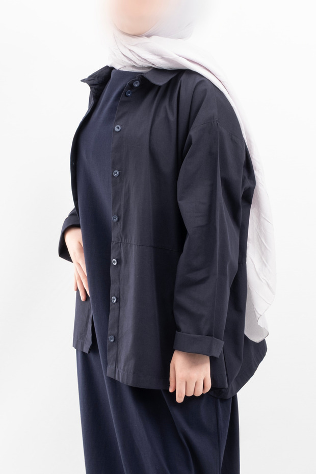 Oversize Kadın Gömlek - 6