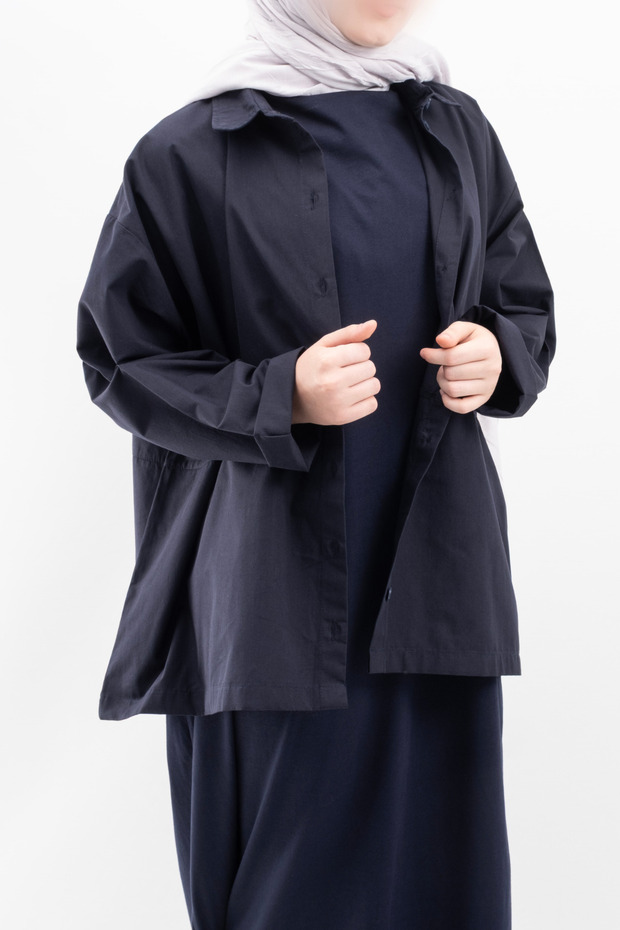 Oversize Kadın Gömlek - 2