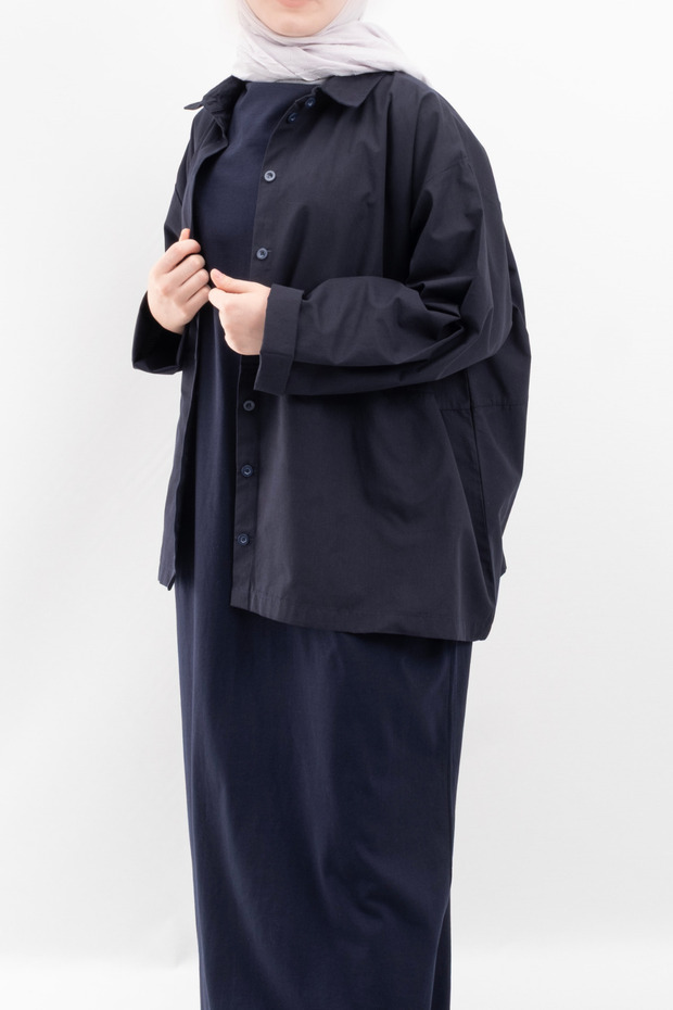 Oversize Kadın Gömlek - 7