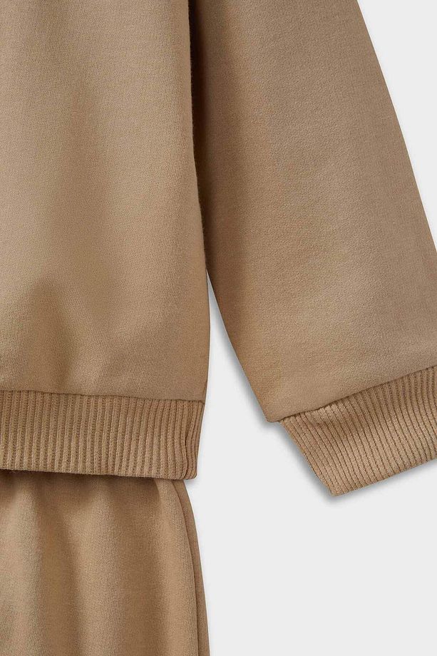 Erkek Bebek 2'li Takım Basic Düz Sweatshirt Eşofman Altı E8430A525AU - 4