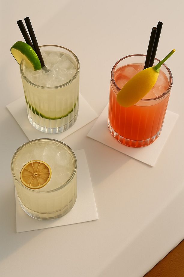 Beyaz Kumaş Doku Bar Peçetesi 20x20 1/4 Katlama 50 Adet - 1