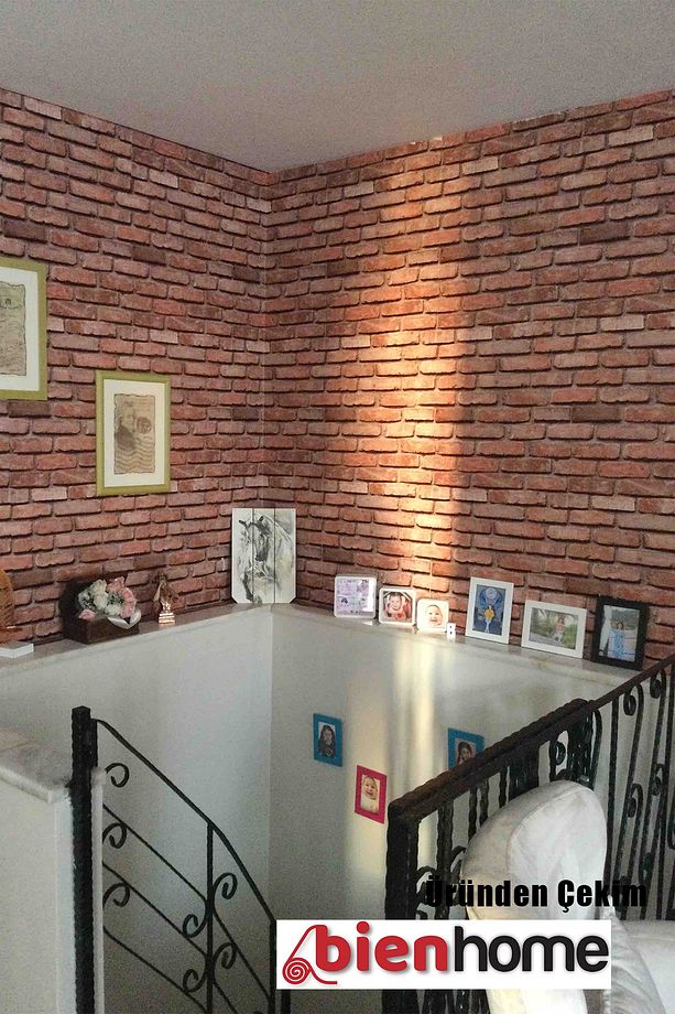 9010 Taş Tuğla Desen Duvar Kağıdı (5,33 M²) - 4