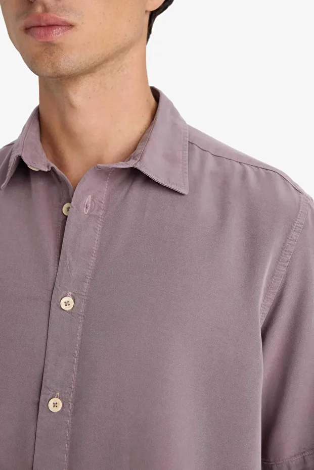 Regular Fit Kısa Kollu Gömlek E2530AX25SM - 5