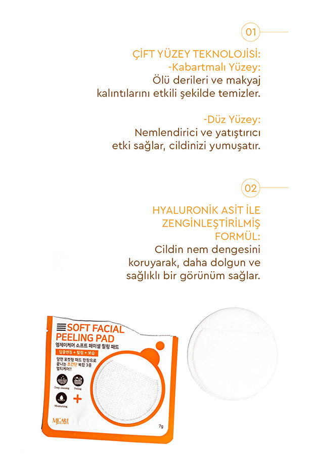 Face Peeling Pad 3'lü - 5
