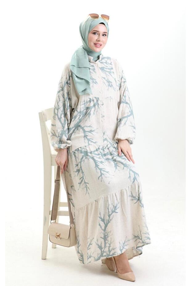 نموذج Alacati بأزرار منقوشة من Yildrım - 3