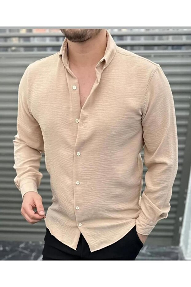 AYROBIN KETEN GÖMLEK - 1